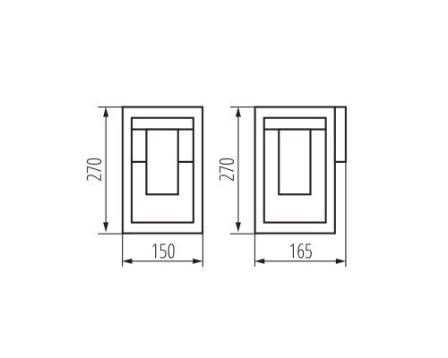 Садовый настенный светильник Kanlux VIMO EL 27 B 34980 Садовый настенный светильник Kanlux VIMO EL 27 B 34980
