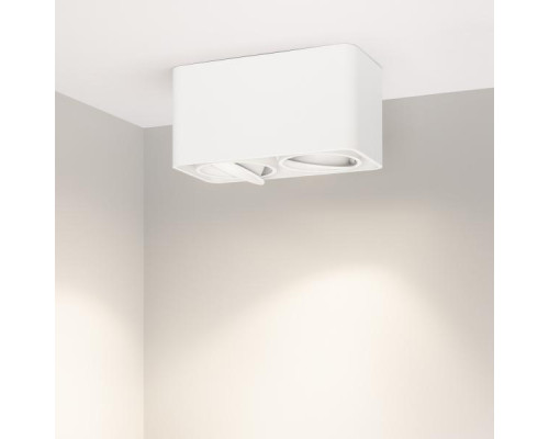 Потолочный светодиодный светильник Arlight SP-Cubus-S195x100-2x8W Warm3000 036058 Потолочный светодиодный светильник Arlight SP-Cubus-S195x100-2x8W Warm3000 036058