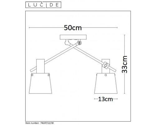 Спот Lucide Quinny 74107/12/30