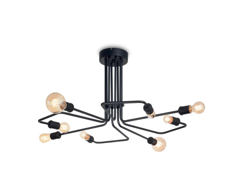 Потолочная люстра Ideal Lux Triumph PL8 Nero 242378 Потолочная люстра Ideal Lux Triumph PL8 Nero 242378
