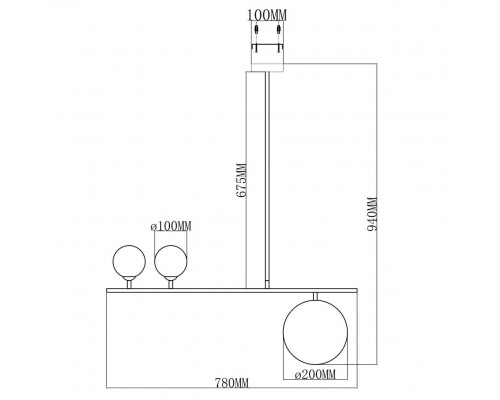 Подвесная люстра Moderli Sheman V6001-3P