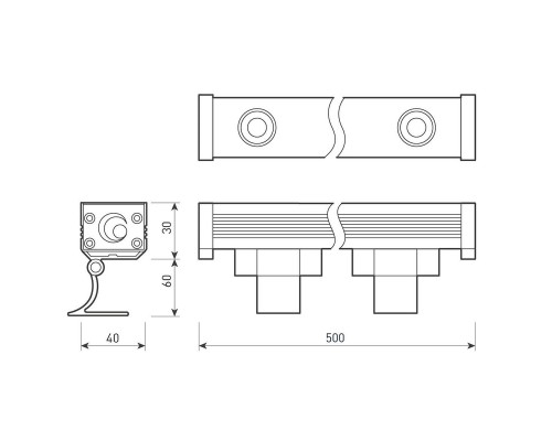 Прожектор светодиодный Arlight 9W 4000K AR-Line-500S-9W-220V Day 037367 Прожектор светодиодный Arlight 9W 4000K AR-Line-500S-9W-220V Day 037367
