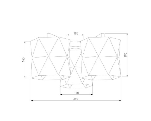 Потолочная люстра TK Lighting 3248 Siro White