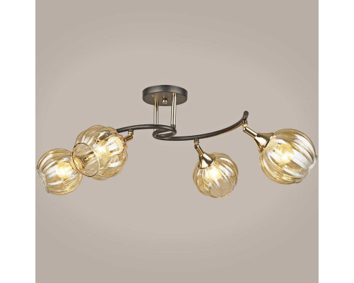 Потолочный светильник Reluce 04236-0.3-04 BK+FGD