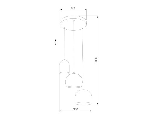 Подвесная люстра TK Lighting 2827 Tempre Подвесная люстра TK Lighting 2827 Tempre