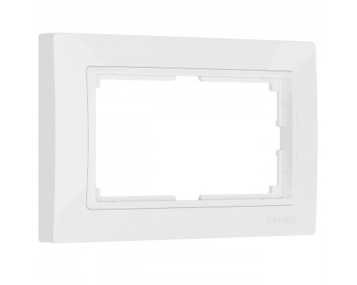 Рамка для двойной розетки Werkel Snabb basic белый W0082001 4690389161490 Рамка для двойной розетки Werkel Snabb basic белый W0082001 4690389161490