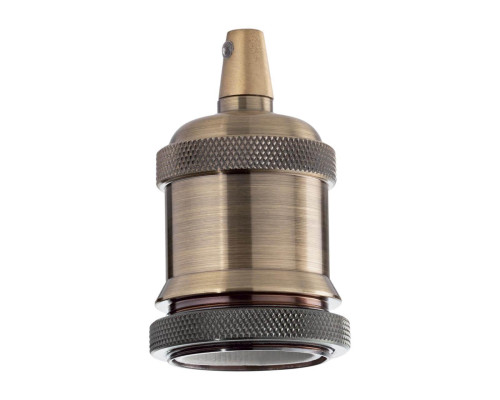 Патрон Ideal Lux Portalampada E27 Ghiera Ottone Brunito 249216 Патрон Ideal Lux Portalampada E27 Ghiera Ottone Brunito 249216