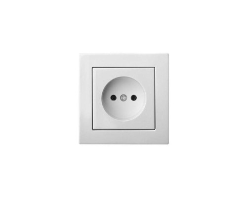 Розетка 2P Liregus Epsilon белый 28-015 Розетка 2P Liregus Epsilon белый 28-015