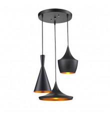 Подвесная люстра Lumina Deco Foggi LDP 7712-3 BK