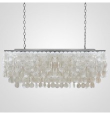 Подвесная люстра Imperium Loft Rectangle Shell Chandelier 2 Cascades 75535-22