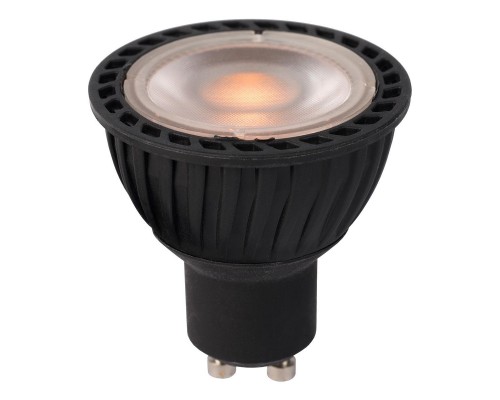 Лампа светодиодная диммируемая Lucide GU10 5W 2200K черная 49010/05/30 Лампа светодиодная диммируемая Lucide GU10 5W 2200K черная 49010/05/30