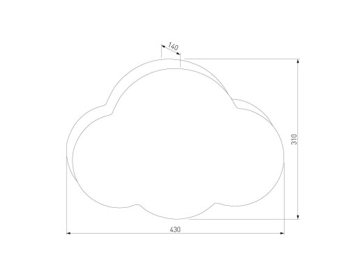 Настенный светильник TK Lighting 10006 Cloud Настенный светильник TK Lighting 10006 Cloud