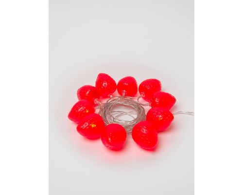 Светодиодная гирлянда Uniel Клубника красный ULD-S0400-010/STB/2AA Red IP20 Strawberry UL-00003394 Светодиодная гирлянда Uniel Клубника красный ULD-S0400-010/STB/2AA Red IP20 Strawberry UL-00003394