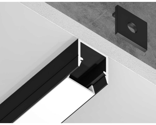 Профиль алюминиевый накладной AMBRELLA LIGHT ILLUMINATION GP1650BK