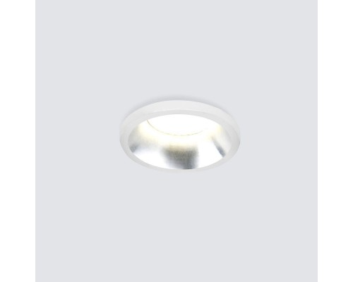 Встраиваемый светодиодный светильник Elektrostandard 15269/LED белый/сатин никель a056020