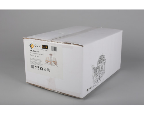 Потолочная люстра Omnilux Ugento OML-28407-05 Потолочная люстра Omnilux Ugento OML-28407-05
