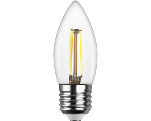Лампа светодиодная филаментная REV С37 E27 5W DECO Premium нейтральный белый свет свеча 32488 1 Лампа светодиодная филаментная REV С37 E27 5W DECO Premium нейтральный белый свет свеча 32488 1