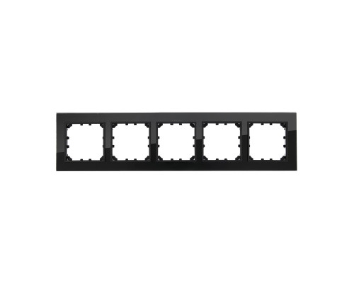 Рамка LK Studio 5-постовая из натурального темного стекла LK60 864510-1 Рамка LK Studio 5-постовая из натурального темного стекла LK60 864510-1