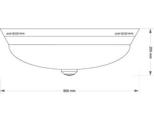 Потолочная люстра KUTEK BELLAGIO BEL-PL-3(Z)CR