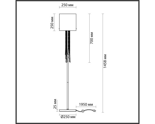 Торшер Odeon Light Exclusive Nicole 4886/1F