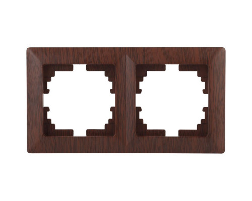 Рамка 2-постовая ЭРА Intro Solo венге 4-502-10 Б0043415 Рамка 2-постовая ЭРА Intro Solo венге 4-502-10 Б0043415