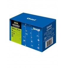 Светодиодная гирлянда Uniel занавес 220V теплый белый ULD-C1515-160/DTA Warm White IP20 UL-00005269