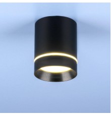 Потолочный светодиодный светильник Elektrostandard DLR021 9W 4200K черный матовый a037517