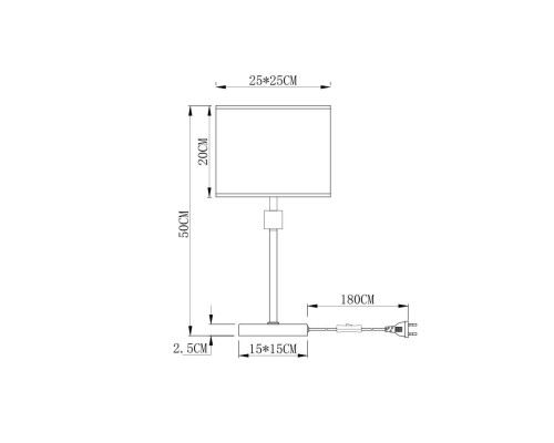 Настольная лампа Arte Lamp North A5896LT-1CC