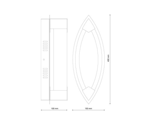 Настенный светильник Lucia Tucci Modena W172.1 Large LED400