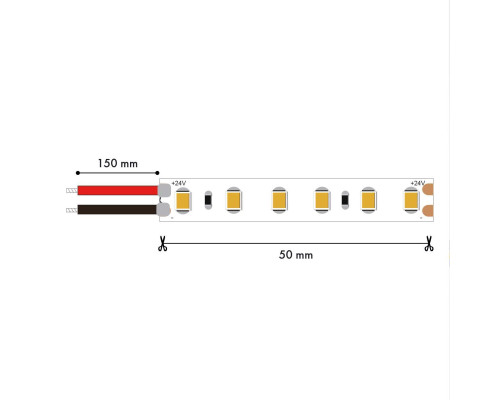 Лента светодиодная 5M SMD2835 9.6W/m 4000K IP20 Favourite 2001-41020