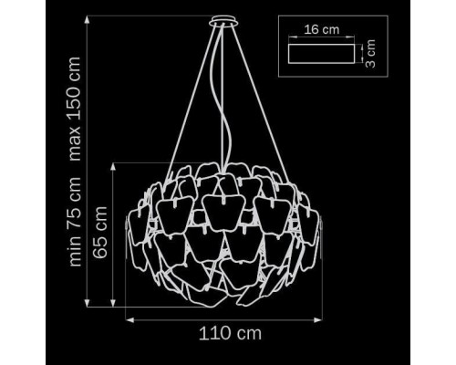 Подвесная люстра Lightstar Planaria 808030