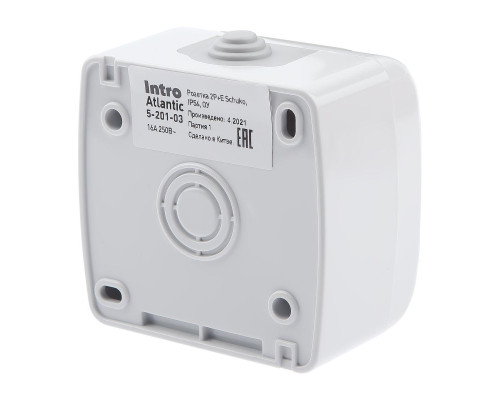 Розетка ЭРА Intro Atlantic Schuko 2P+E 16A 250V с крышкой 5-201-03 Б0050945 Розетка ЭРА Intro Atlantic Schuko 2P+E 16A 250V с крышкой 5-201-03 Б0050945