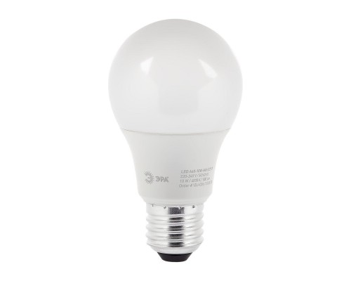 Лампа светодиодная ЭРА E27 10W 4000K матовая LED A60-10W-840-E27 R Б0049635 Лампа светодиодная ЭРА E27 10W 4000K матовая LED A60-10W-840-E27 R Б0049635