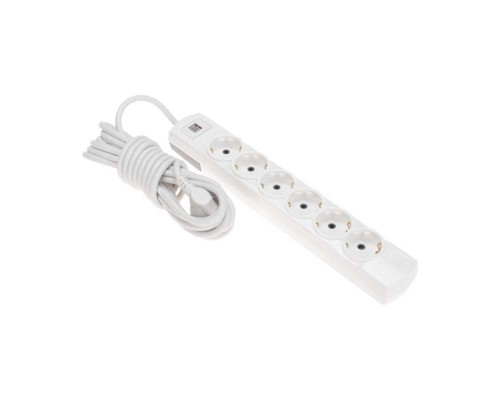 Удлинитель PREMIUM 6 гнезд, 5м, 3х1,5мм?, с/з, 2 USB, белый REXANT 13-4123 Удлинитель PREMIUM 6 гнезд, 5м, 3х1,5мм?, с/з, 2 USB, белый REXANT 13-4123