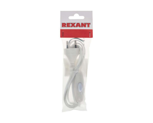 Шнур сетевой 1.8М с выключателем без розетки белый REXANT 06-3251 Шнур сетевой 1.8М с выключателем без розетки белый REXANT 06-3251