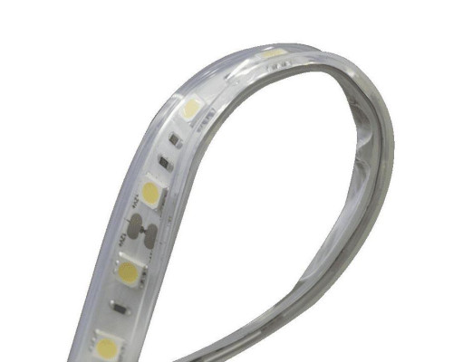 Светодиодная влагозащищенная лента DesignLed 14,4W/m 60LED/m 5050SMD холодный белый 5M 002377 Светодиодная влагозащищенная лента DesignLed 14,4W/m 60LED/m 5050SMD холодный белый 5M 002377