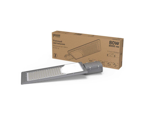 Уличный светодиодный светильник Gauss 629534280 Уличный светодиодный светильник Gauss 629534280