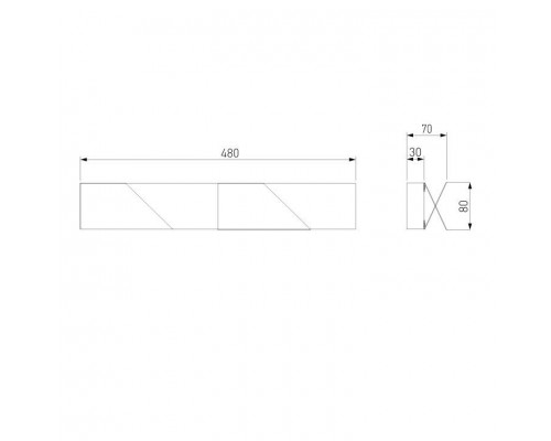 Настенный светодиодный светильник Elektrostandard Snip 40116/Led темно-серый a058287 Настенный светодиодный светильник Elektrostandard Snip 40116/Led темно-серый a058287