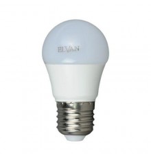 Лампа светодиодная Elvan E27 7W 3000K опал E27-7W-3000K-G45