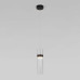Подвесной светодиодный светильник Eurosvet Lumen 50244/1 Led черный/прозрачный