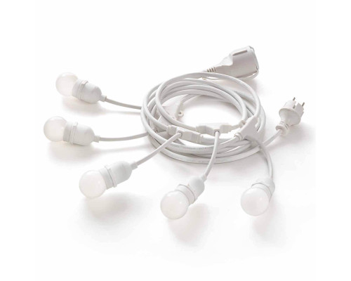 Гирлянда Ideal Lux Fiesta SP5 Bianco 218724 Гирлянда Ideal Lux Fiesta SP5 Bianco 218724