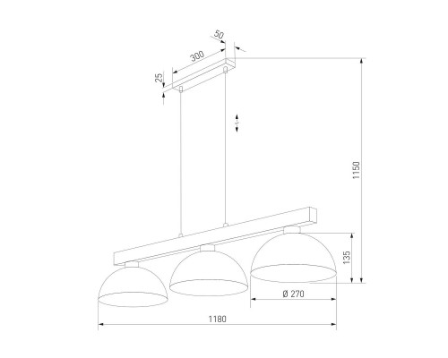 Подвесной светильник TK Lighting 4712 Oslo