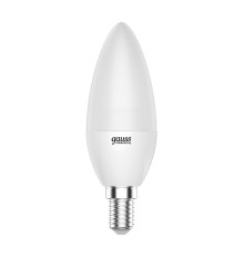Лампа светодиодная Gauss E14 6W 3000K матовая 33116