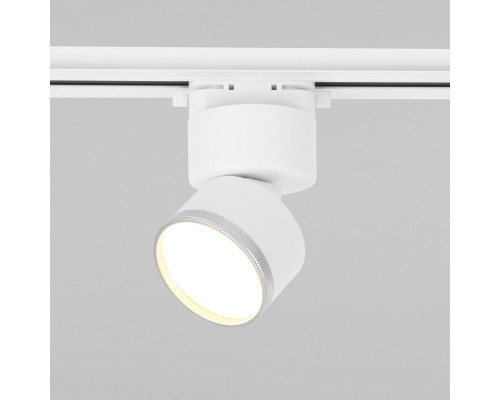 Трековый светодиодный светильник Elektrostandard Impact 85514/01 белый матовый/серебро a062872 Трековый светодиодный светильник Elektrostandard Impact 85514/01 белый матовый/серебро a062872