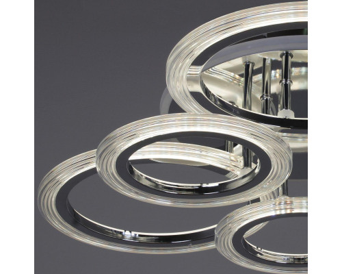 Потолочная светодиодная люстра Reluce 09812-3.3-3+3D CR (RGB)