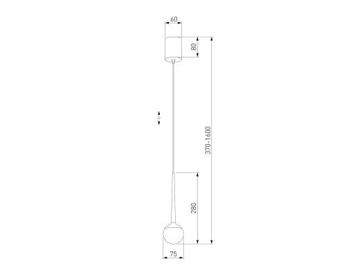 Подвесной светодиодный светильник Elektrostandard DLS028 6W 4200K золото a047770