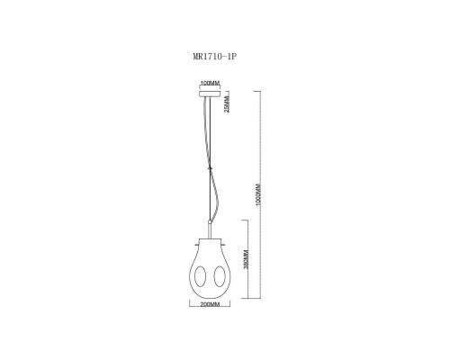 Подвесной светильник MyFar Eye MR1710-1P