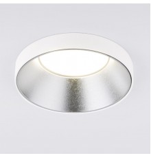 Встраиваемый светильник Elektrostandard 112 MR16 серебро/белый a053340