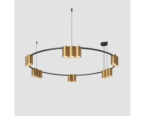 Подвесная люстра Denkirs Orbit DK4067-BK+SG Подвесная люстра Denkirs Orbit DK4067-BK+SG