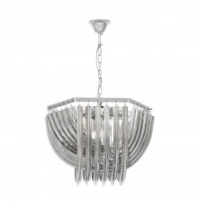 Подвесная люстра Lumina Deco Boscone LDP 7044-550 CHR+GY